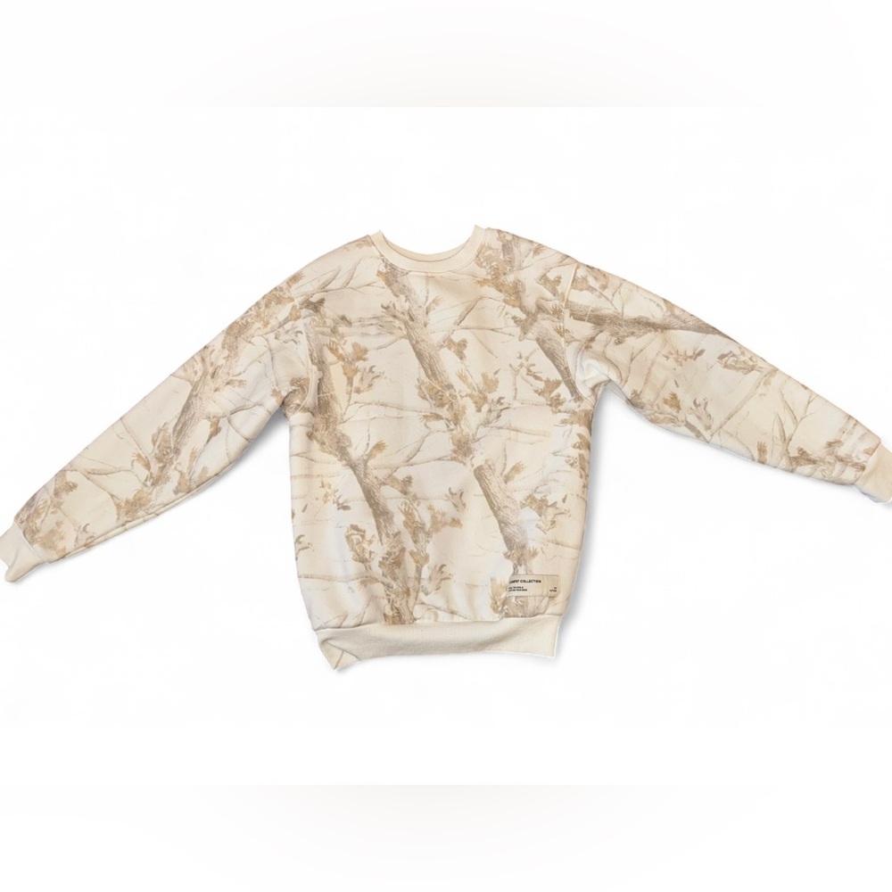 Comfort XS Camo White and Brown Sweatshirt
